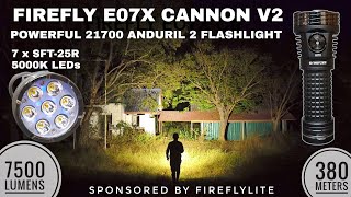 Firefly E07X Cannon V2 Sft-25R 5000K, 7500 Lm 380 Meters