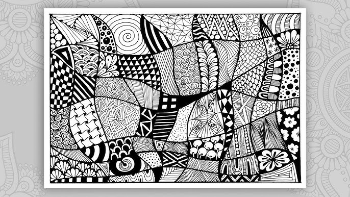 100 zentangle patterns ✺ 100 doodle patterns ✺ 100 mandala patterns 