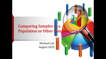 Comparing Samples to a Population or Other Samples