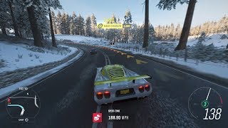 Forza Horizon 4 Forest Green Speed Zone - How To (winter)