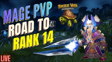 Turtle WoW - Embrace the SUCK! POMBLOCK Mage PvP | Road to Rank 14