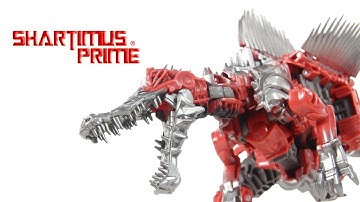 Transformers Voyager Scorn The Last Knight Movie Hasbro Dinobot Action Figure Toy Review