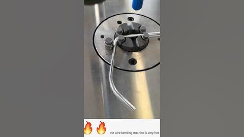 2d 3d CNC steel wire bending forming machine #wirebendingmachine #wireworks #wireshelving