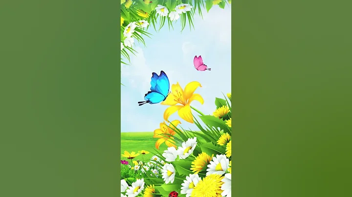 Spring flowers and butterflies Theme Q - DayDayNews