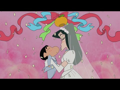 一口氣看完【蠟筆小新】二個故事：看到動感超人廣告，橘子是娜娜子的信物
