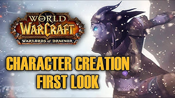 Warlords of Draenor (Alpha): Character Creation w/ Bajheera & Jenny! :D