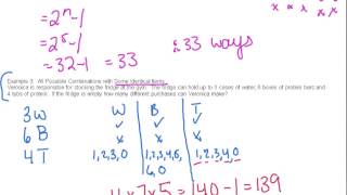 MDM4U 5 3 Problem Solving with Combinations Video 2