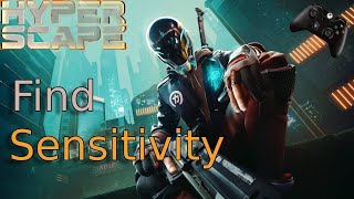 How to find your sensitivity on console Hyper Scape