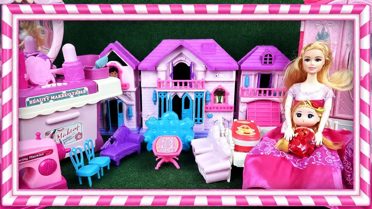 Satisfying Barbie Dollhouse & All Accessories Toys Sounds ★ Pure No Talking ASMR