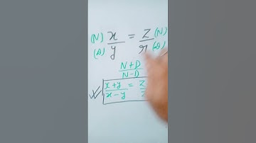 componendo& dividendo formula# shorts
