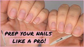 HOW TO - PREP YOUR NAILS AT HOME DURING QUARANTINE - Tutorial For Beginners