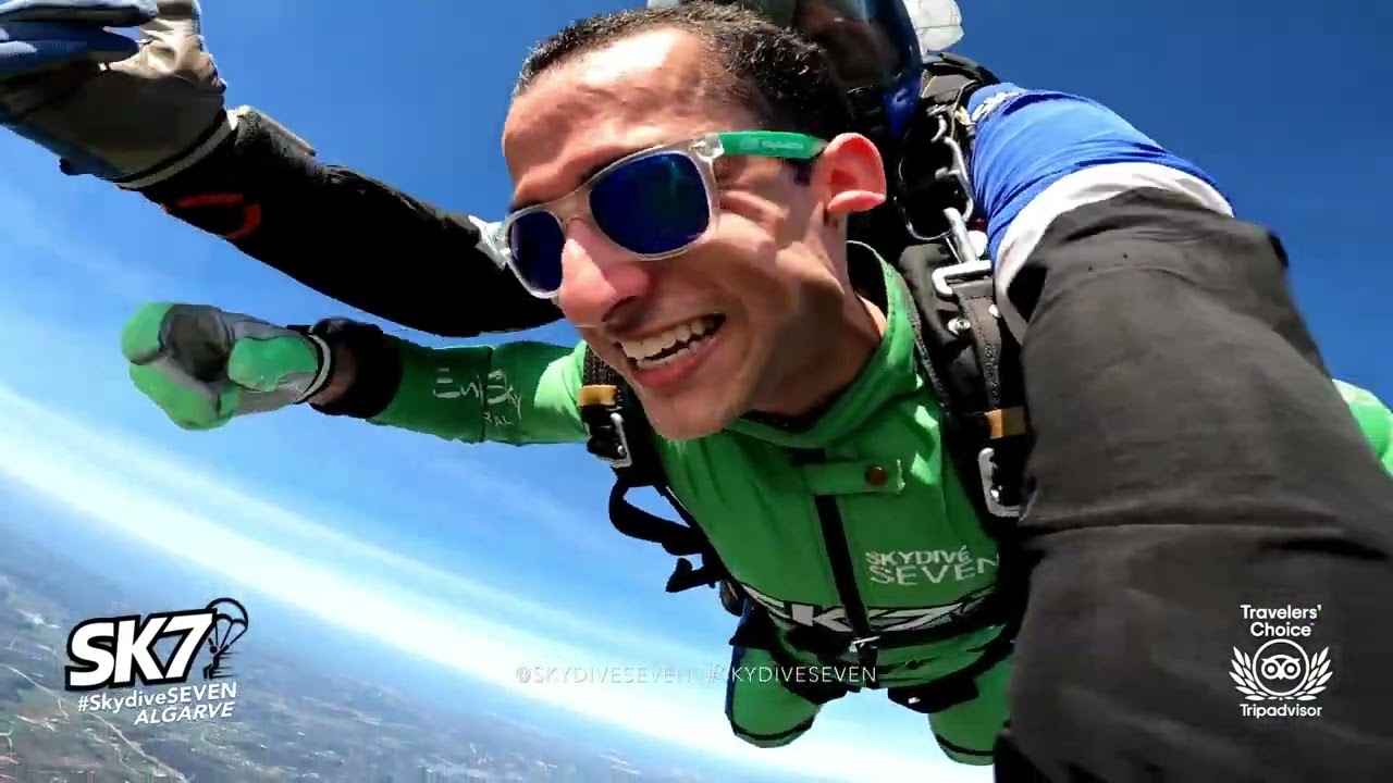 Tandem Skydive Salto de Paraquedas Algarve Cai 