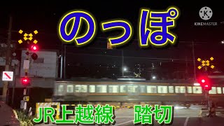 JR上越線　後閑ー沼田　のっぽ踏切