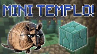 FIZ UM MINI TEMPLO NA MINHA BASE NO MINECRAFT! - O ABISMO OCEÂNICO #7
