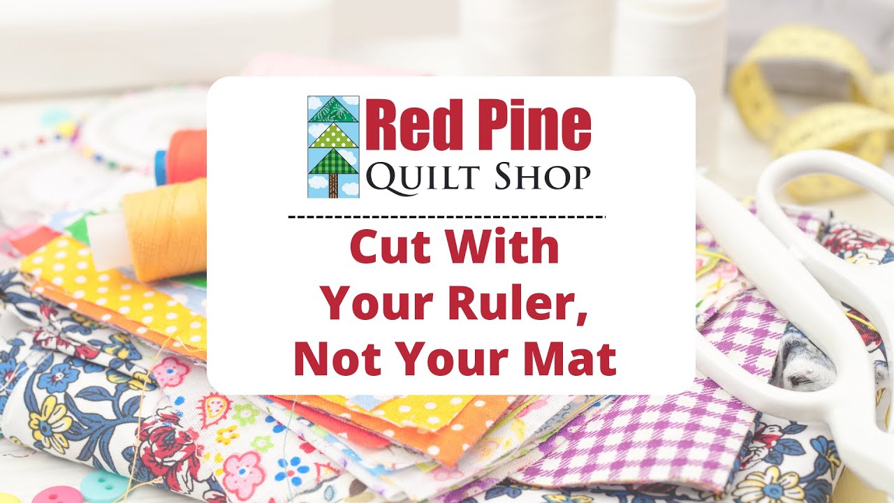 How to Cut Fabric in a Small Space with a Small Mat! Cut Accurately with  these Easy Tips! 