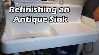 Refinishing An Antique Porcelain Sink