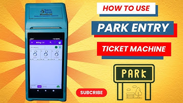How to Use Android Park Entry Ticket Machine | Step-by-Step Guide | Shree Shyam Handheld #park #yt