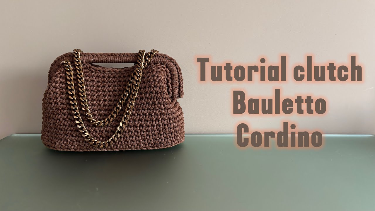 Bauletto clutch cordino