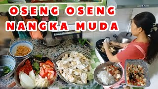 Makan Siang || Oseng Oseng Nangka Muda || Resep Bumbu Tumis || Daily Vlog Tkw @ekkestory2429