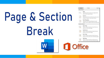 How to Create Project Report Documentation | Section Break | Page Break | Column Break
