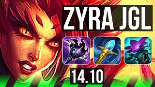 ZYRA vs TALIYAH (JGL) | 14/4/15, 600+ games | EUW Master | 14.10