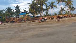 Balap liar brutal di pasir pantai lampu satu merauke!! ninja vs rx king vs satria fu