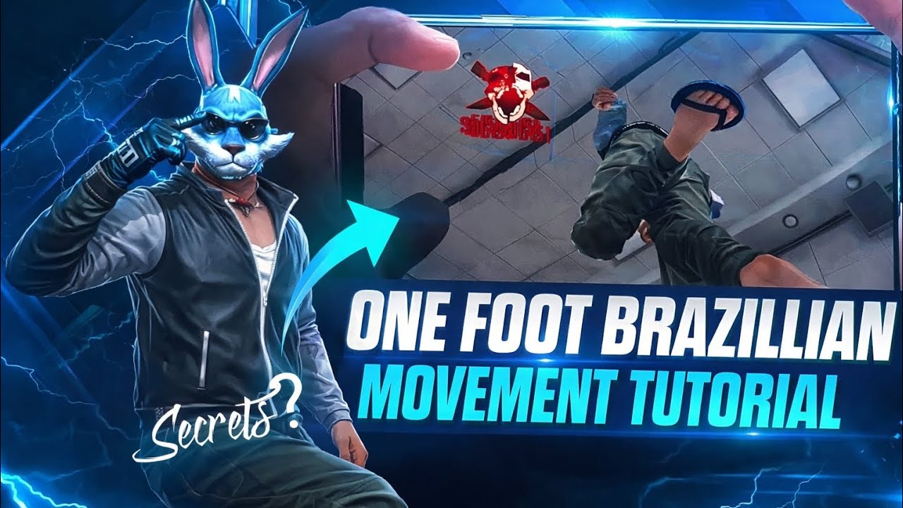 ONE FOOT🦶 BRAZILIAN 🇧🇷MOVEMENT 😱 | Pro Free Fire Movement | Android and Iphone 