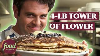 Adam Richman Takes On The 4Lb Mac Daddy Pancake Challenge At Mac 247 In Hawaii Man V Food