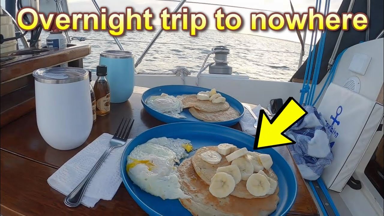 ⁣Overnight in our O'Day 28 sailboat.   Ep. 51