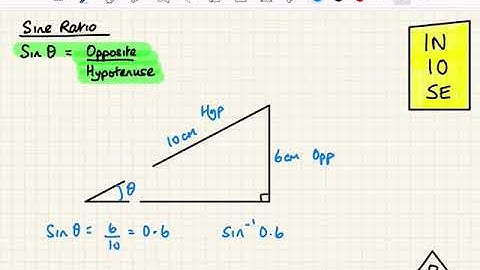 Simple Trigonometric Ratios - Working with Triangles 1 - IB Maths Analysis and Approaches