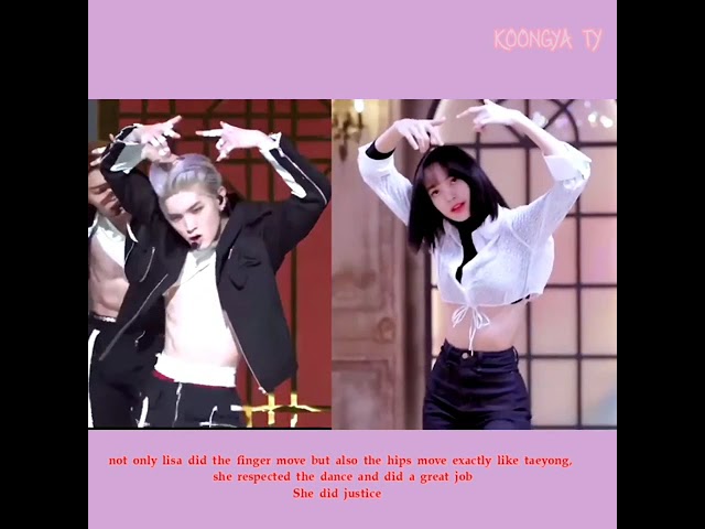 TaeYong and Lisa Ace's oF K-pop class=