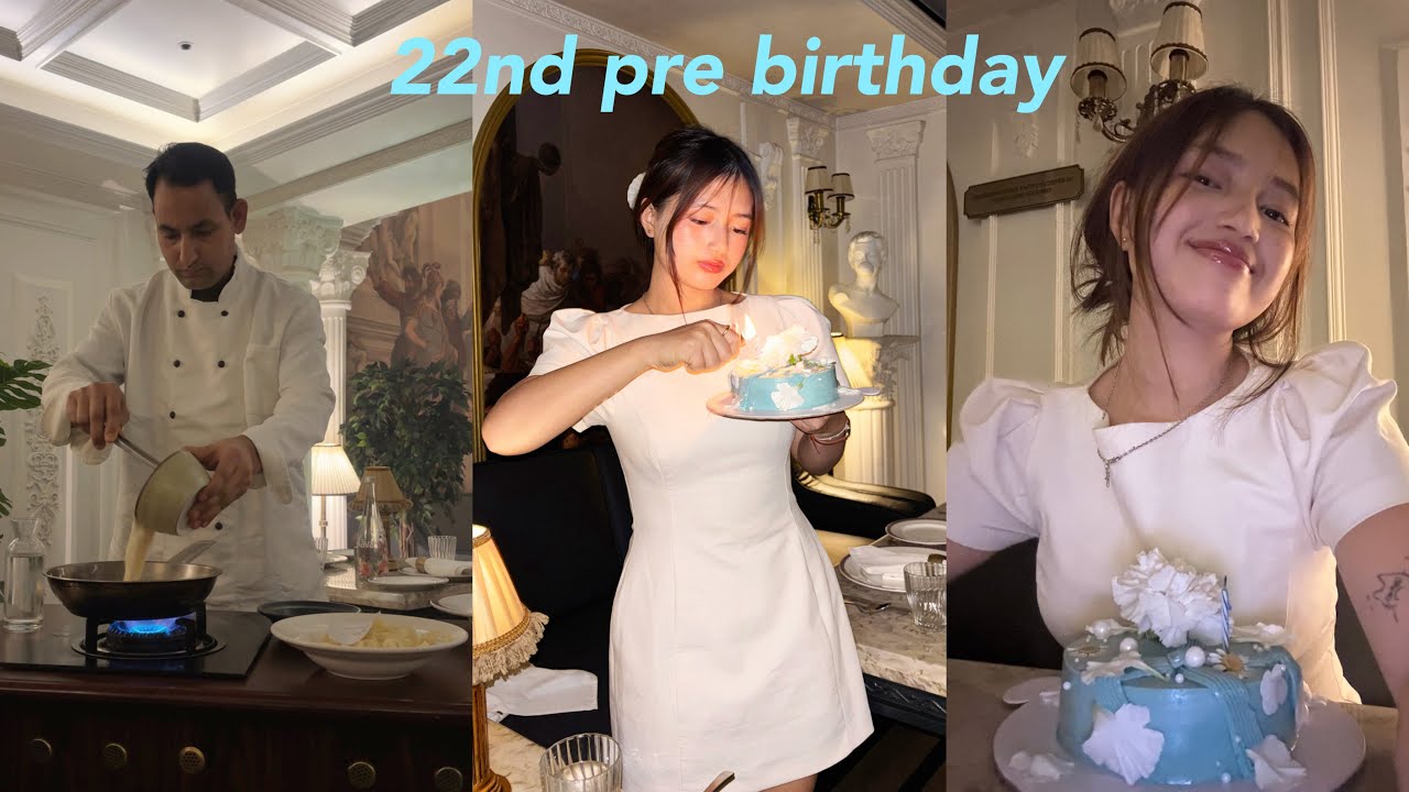 Living alone in Delhi 🦢🩵|| 22nd pre birthday celebrations , going fancy restaurant