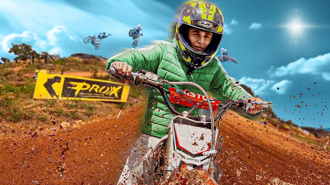 PREMIÈRE FOIS EN MOTO CROSS !!!