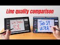 Lincstudio s1 vs samsung tab s9 ultra drawing performance