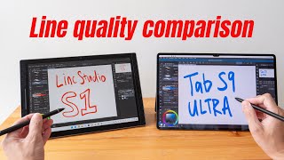 LincStudio S1 vs Samsung Tab S9 Ultra drawing performance by Teoh on Tech 4,710 views 4 months ago 10 minutes, 55 seconds