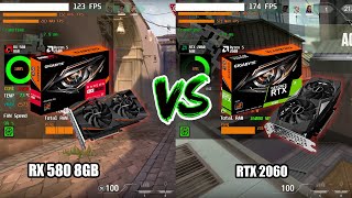 RX 580 VS RTX 2060 VALORANT Benchmark Test