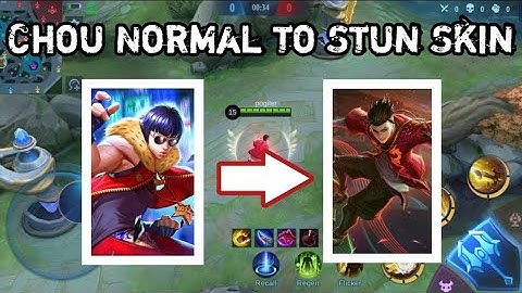 Chou STUN Skin Script (Full Effect, Full Lobby, With Sounds, With Backup) | Mobile Legends