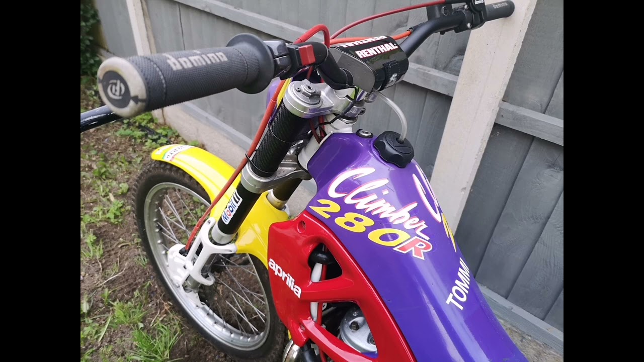 aprilia climber 280r renovation - YouTube