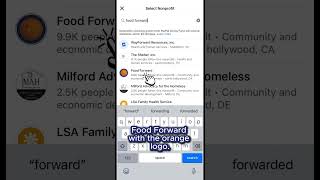 Start a Fundraiser for Food Forward [Facebook Instructions]