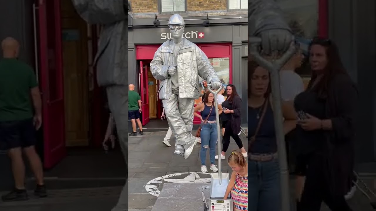 Silverman Statue 2022 - London Levitating Street Performance 