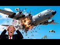 TODAY! A C10 aircraft carrying 2,600 US troops was shot down by Russian Air Defenses.