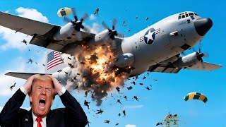 TODAY! A C10 aircraft carrying 2,600 US troops was shot down by Russian Air Defenses.