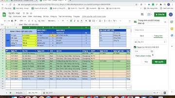 Cách khoá vùng dữ liệu, khoá trang tính trên googlesheet