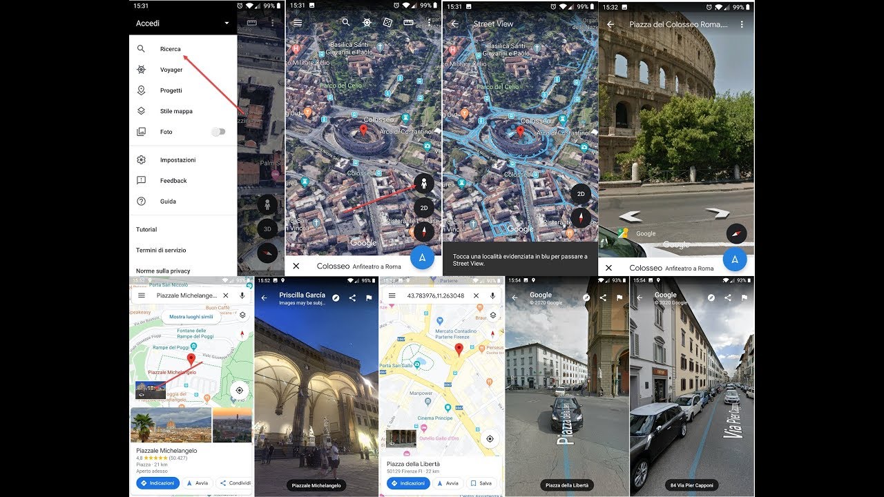 Usare Street View Con Google Maps E Google Earth Da Browser E Con App Usare Street View Con Google Maps E Google Earth Da Browser E Con App