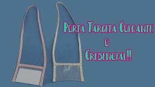 Porta tarjetas colgante - Credencial!! 