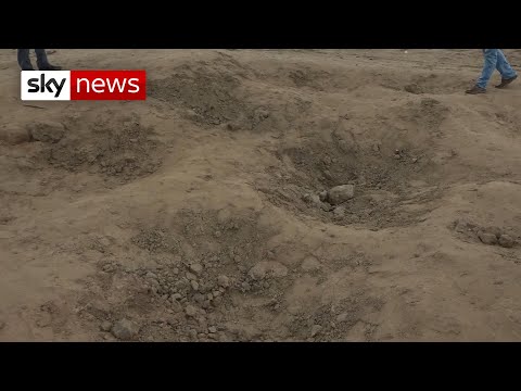 Sky News visits site of Iran missile strike