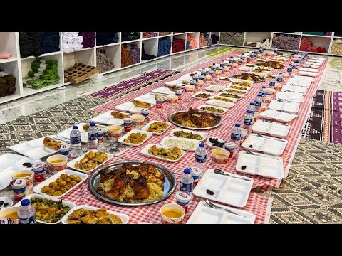 İŞ YERİNDE DEV İFTAR SOFRASI KURDUK????✅/40 Kişilik İftar Menüsü Hazırlığı/Misafir Menüsü