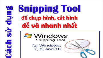 Cách sử dụng phần mềm Snipping tool để cắt hình, copy hình dễ dàng nhanh chóng và nhanh gọn nhẹ