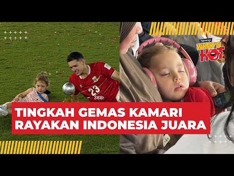 Kamari Ikut Euforia Indonesia Juara, Momen Bareng Justin Hubner di Lapangan Bikin Gemas