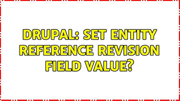 Drupal: Set entity reference revision field value?